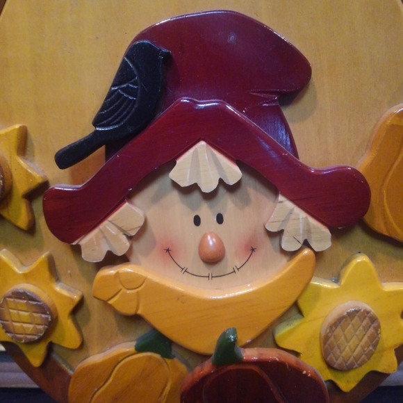 🌻 🎃 Welcome Sign 🔥 Vintage Hanging Wooden Art 🏠 Home Decor Fall 💎 Autumn 🍁 - Picture 6 of 9